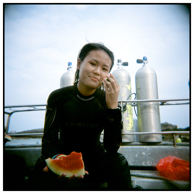 Portrait with Watermelon