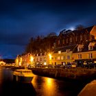 Portree Harbour at night