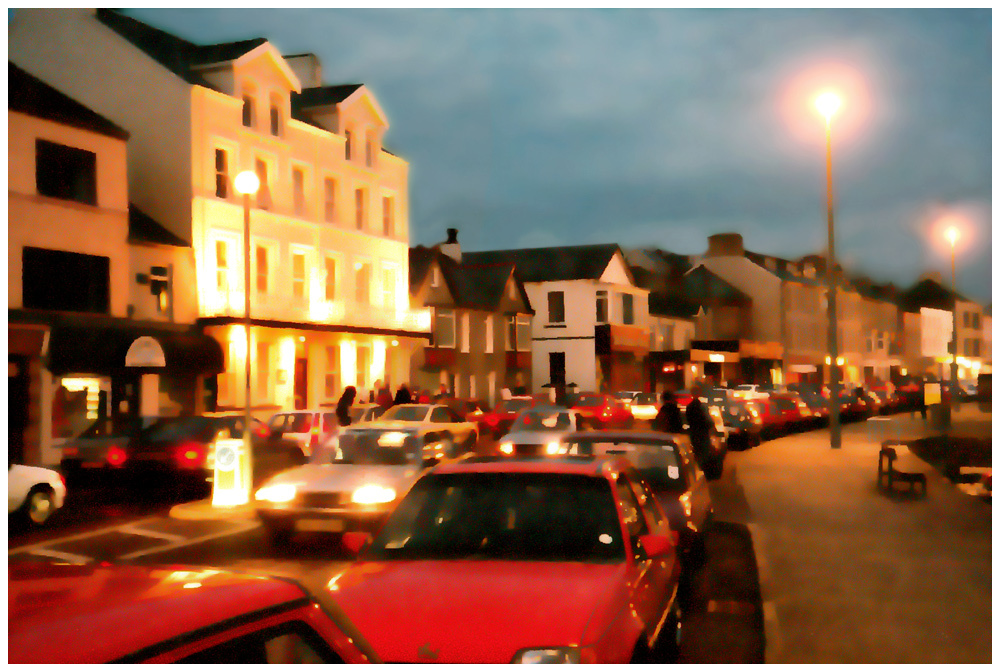 Portstewart bei Nacht ... Hopper war da