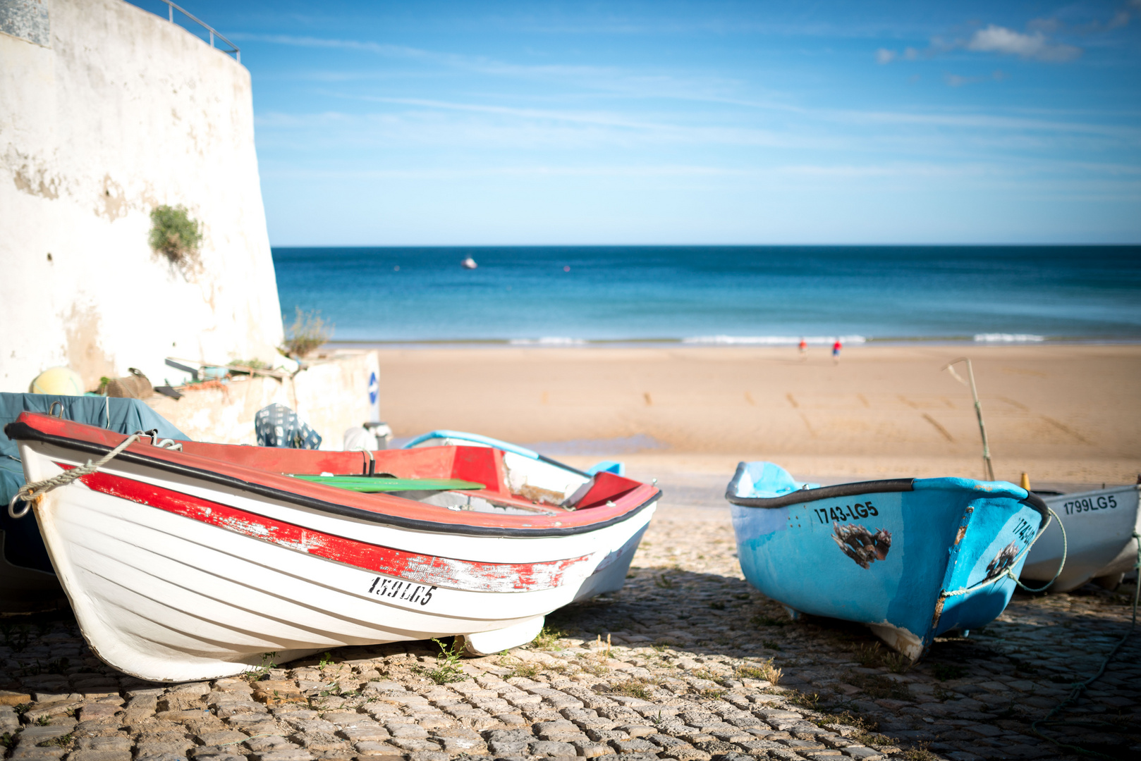 Portugal - Algarve - White On Blue III