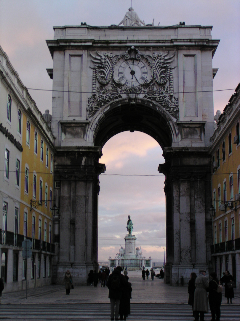 Portugal, Lisboa, Rua Augusta, Portal