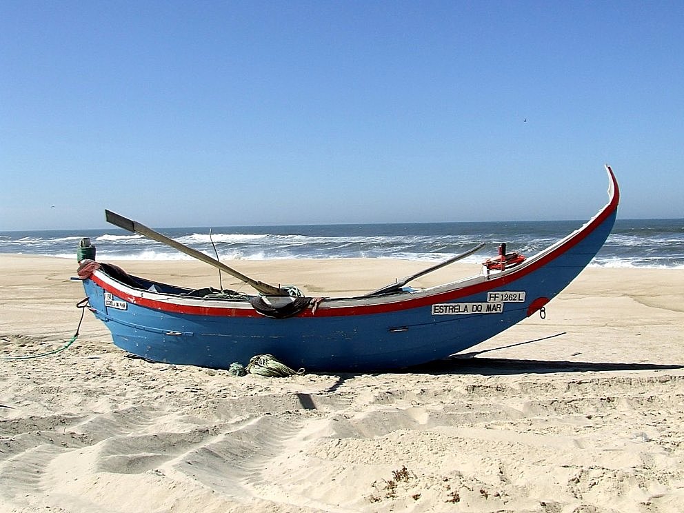 Portugal Praia de Mira Fischerboot