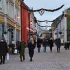 Porvoo, Jokikatu with Christmas decorate