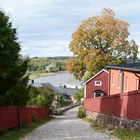 Porvoo, small street to shore