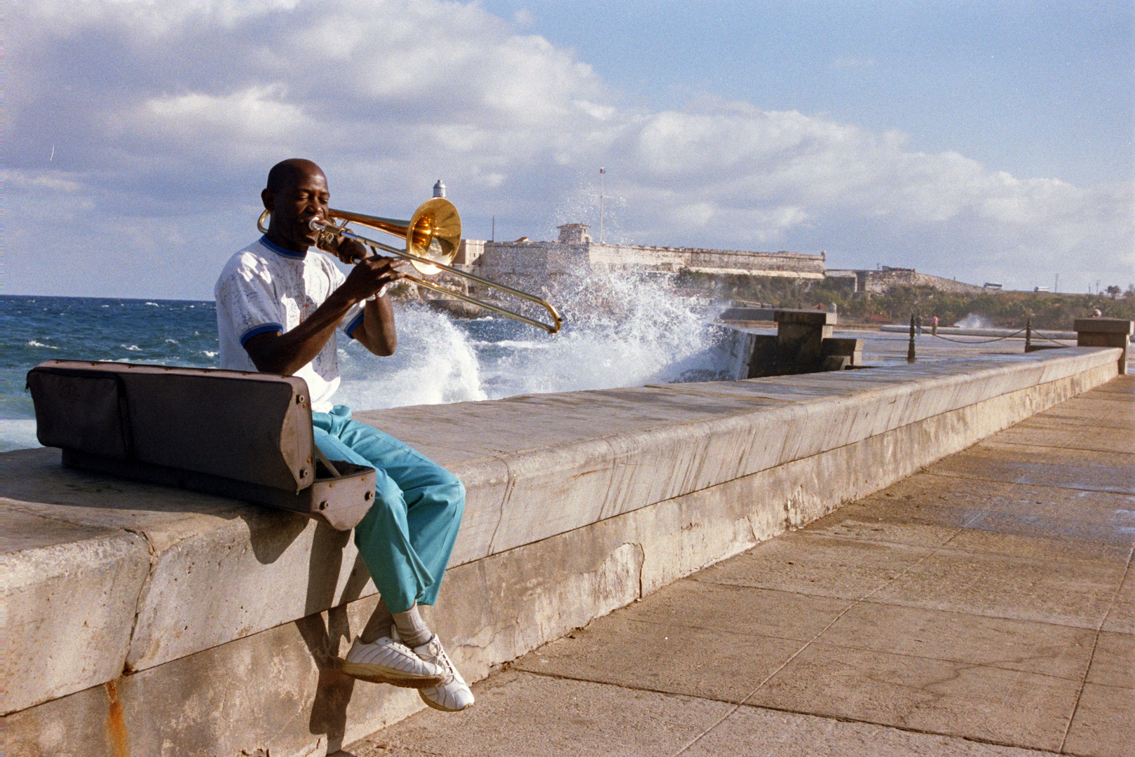 Posaunist am Malecon