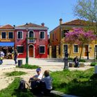 poser le pied a Burano