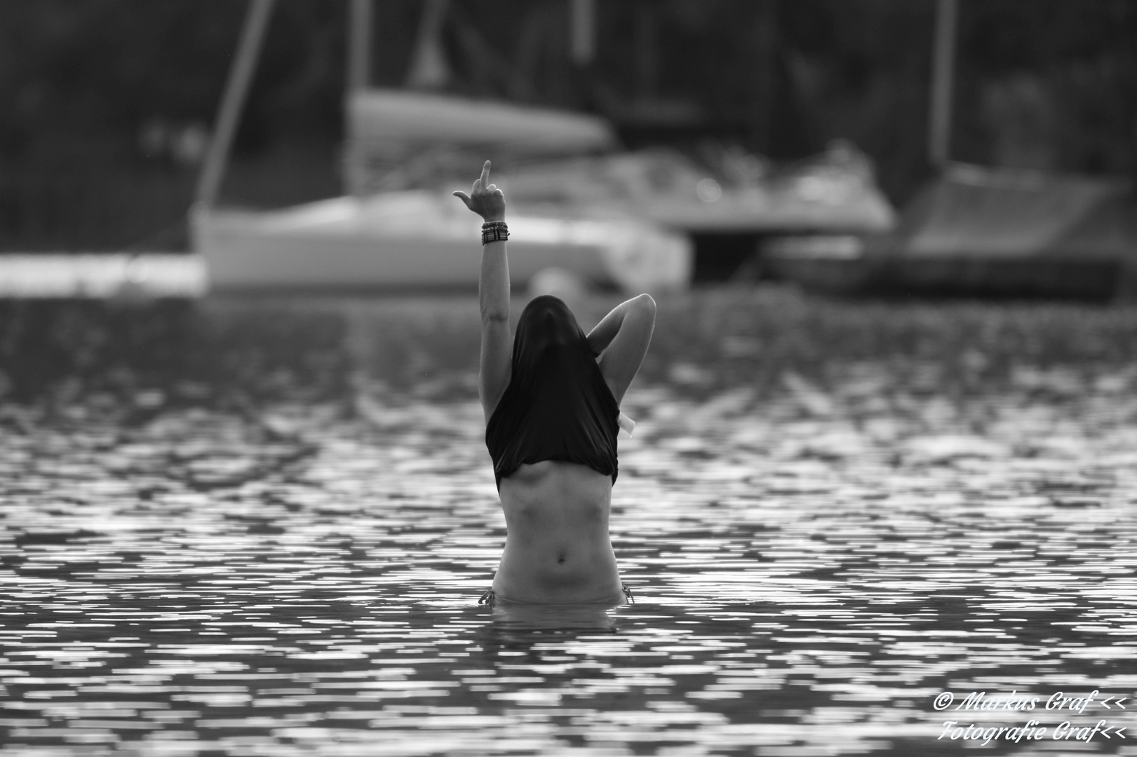 Posing im Wasser