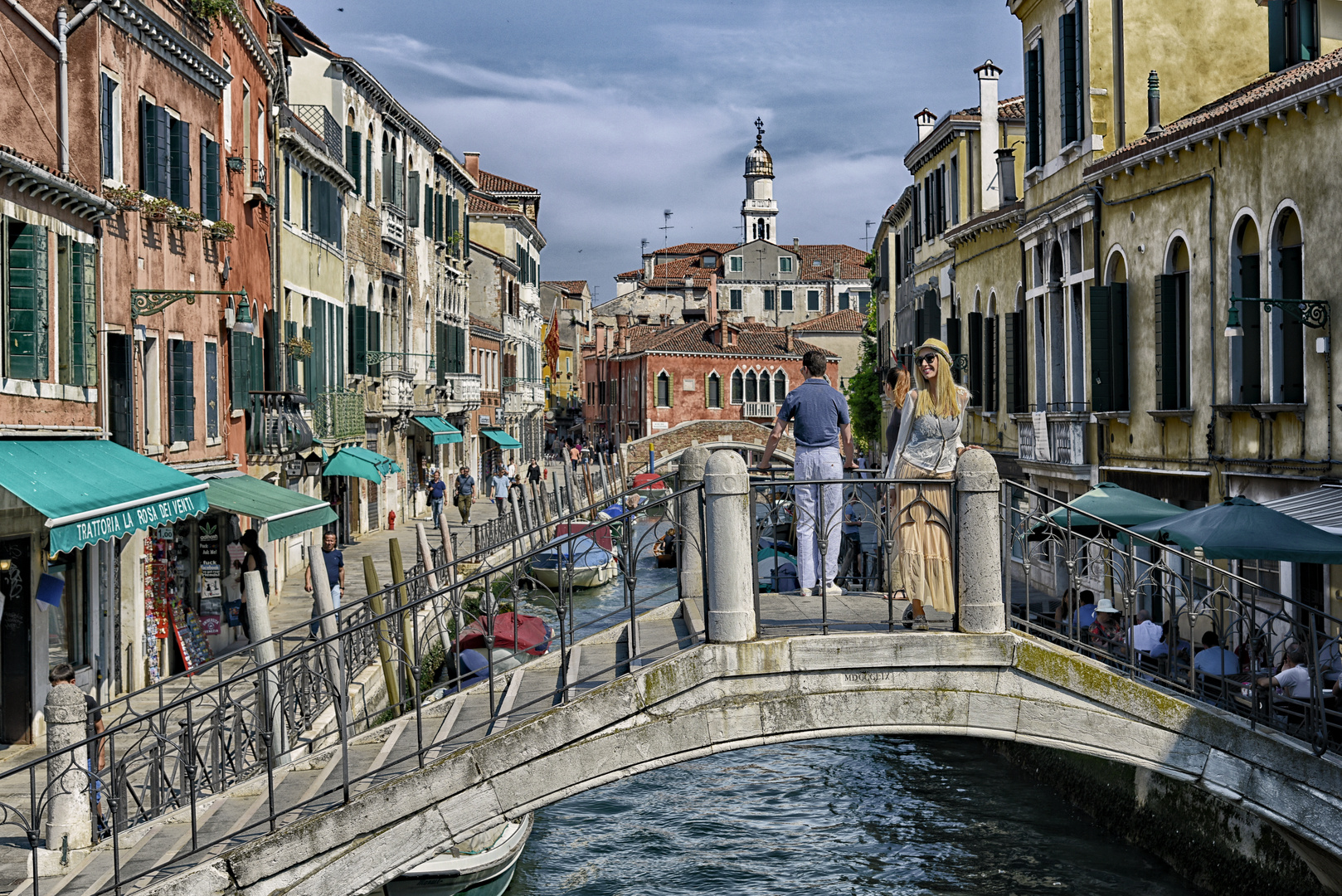 Posing in Venice 