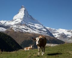 Posing vor dem Matterhorn