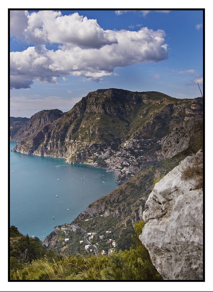 positano dall' alto