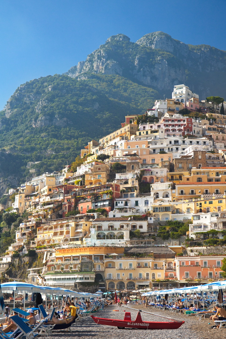 Positano: die Paradeseite