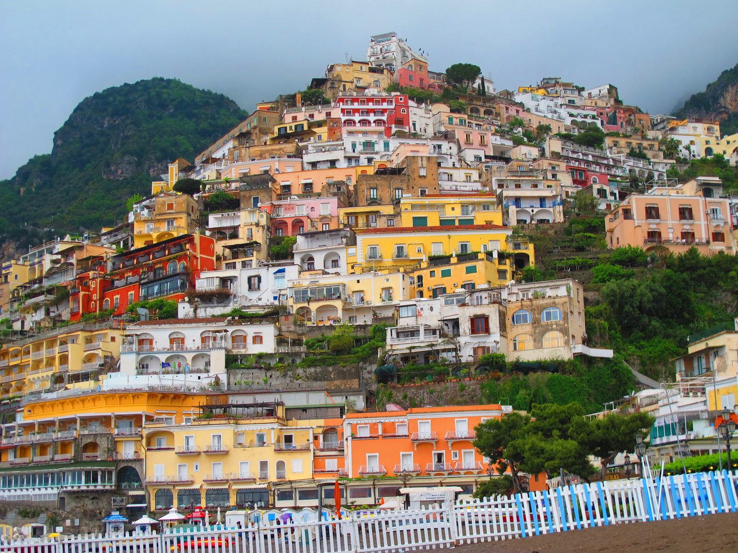 Positano dopo la pioggia