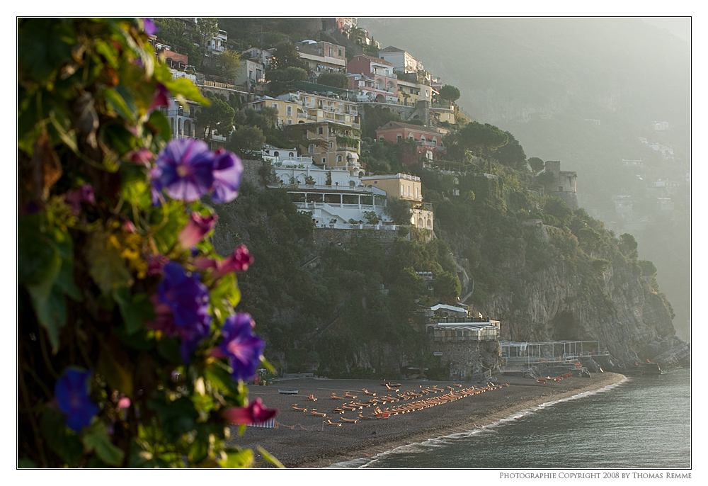 Positano im Morgendunst