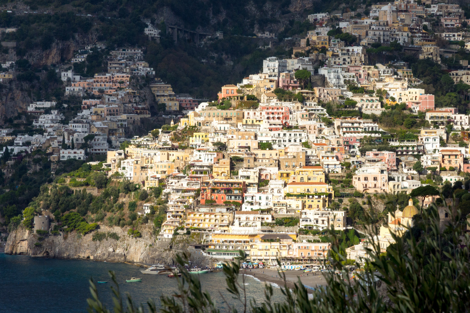 Positano im Spotlight der Sonne