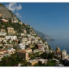 Positano - Sicht auf Dom und Meer