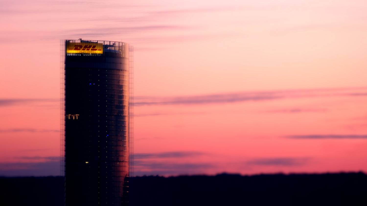 Post Tower at Sunset