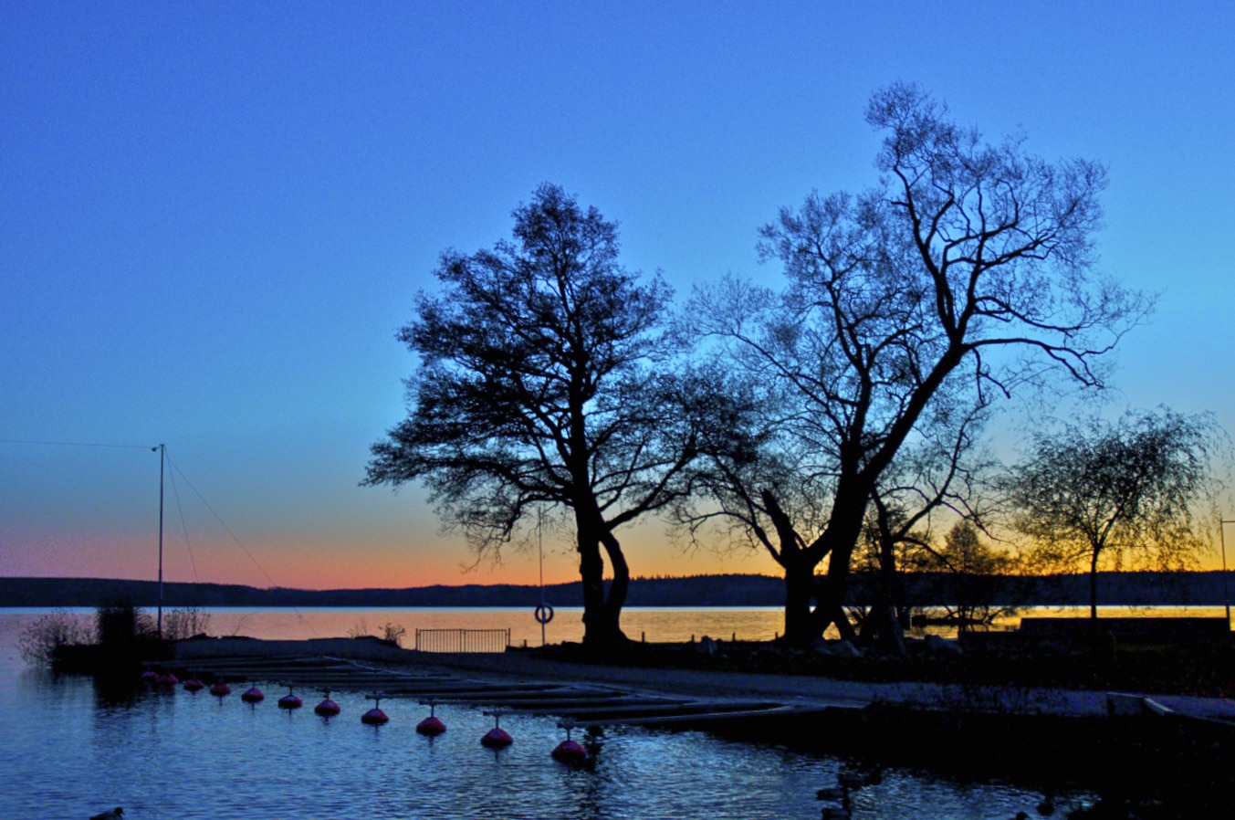 Posta de sol a Sigtuna (Suecia)