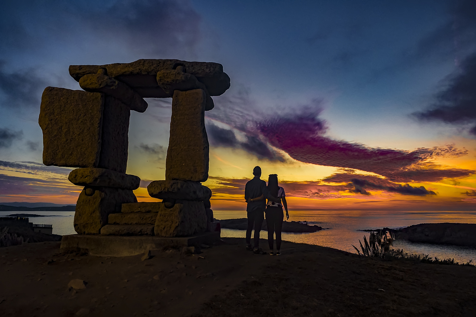 Posta de Sol O¨Portiño.