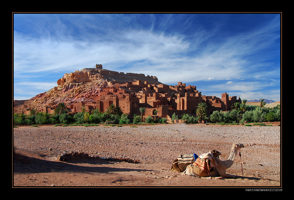 Postal card of Morocco