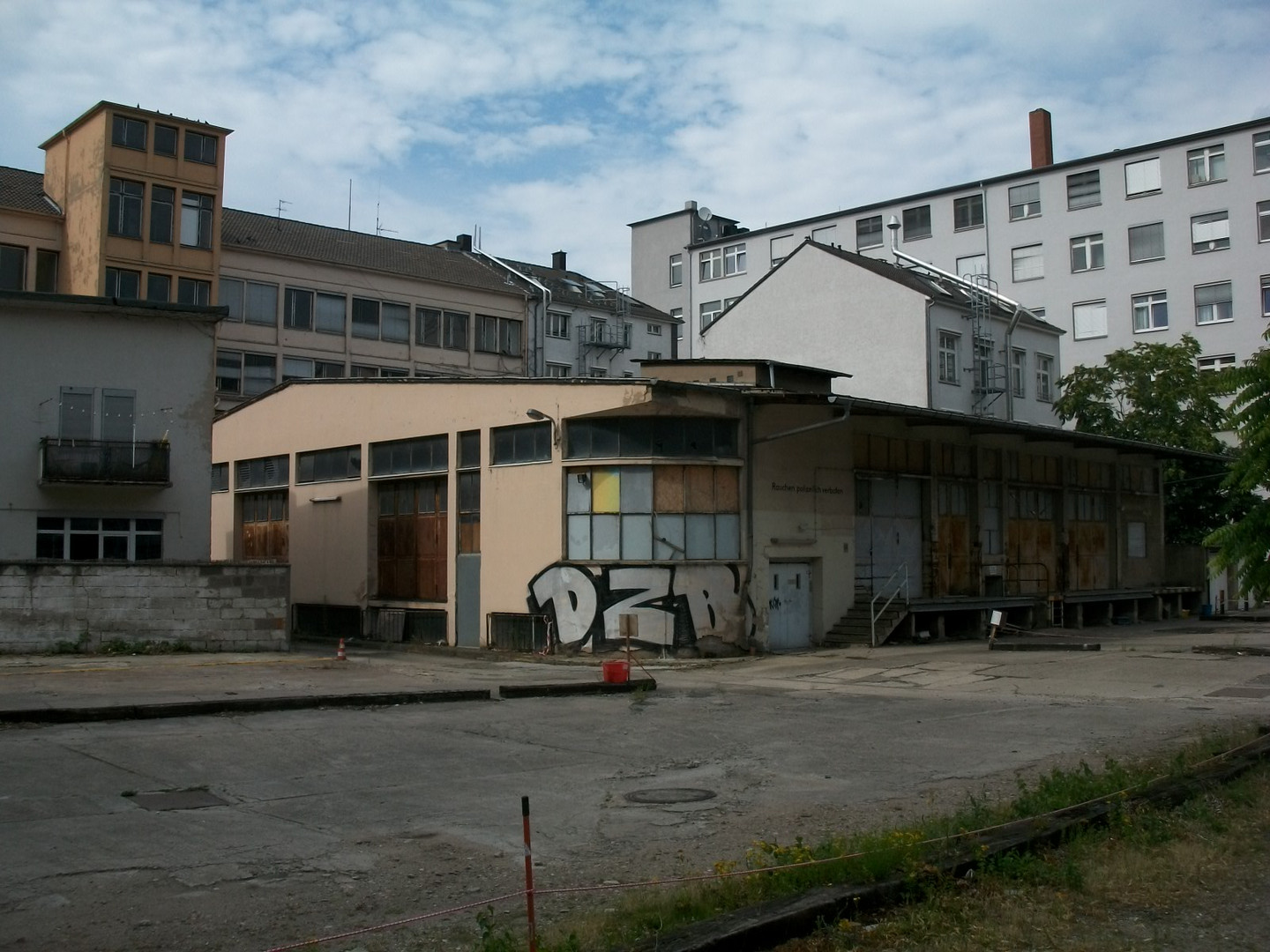 Postamt 1 Frankfurt am Main Mainzer Landstraße Rückseite