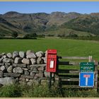 Postbox near Middle fell farm Great langdale 