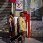 postbox + no entry + no spitting