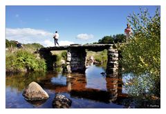 „Postbridge Clapper Bridge“