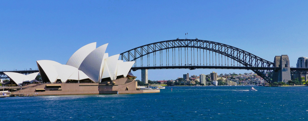Postcard from Australia:Sydney's Opera House & Harbour Bridge