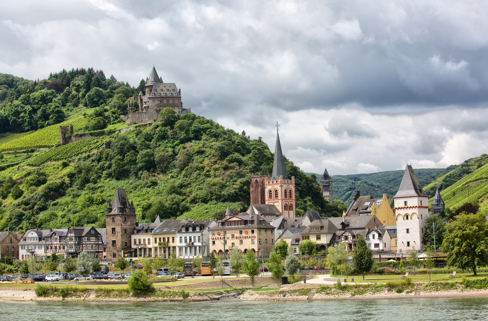 Postcard from my trip up the Rhine River