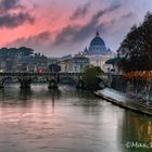 postcard from Rome under the rain