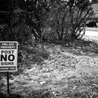 Posted Sign Stating Post No Signs ?