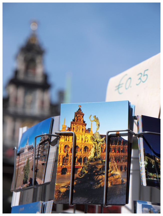 Postkarte aus Antwerpen