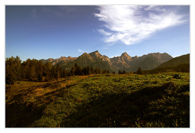 Postkarte aus den Alpen