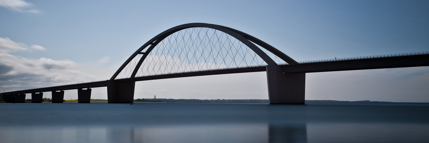 Postkarte der Fehmarnsundbrücke