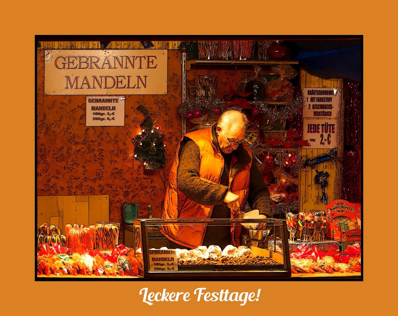 Postkarte: Leckere Festtage