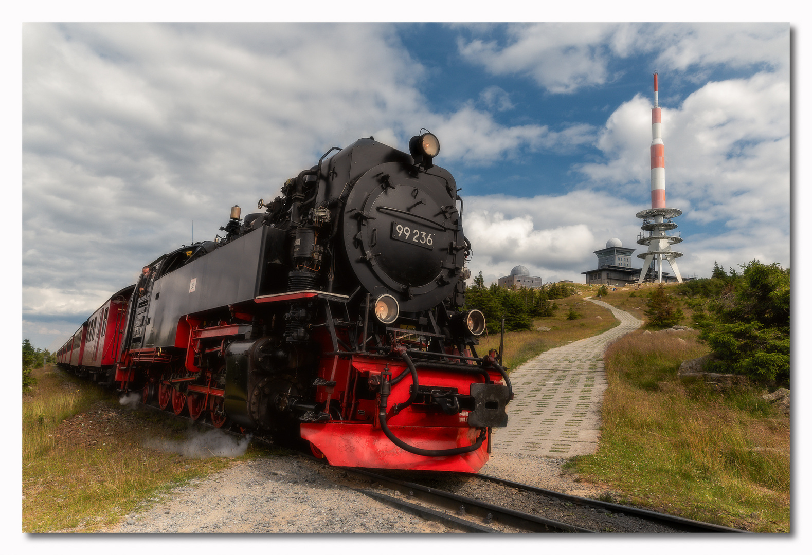 Postkarte vom Brocken