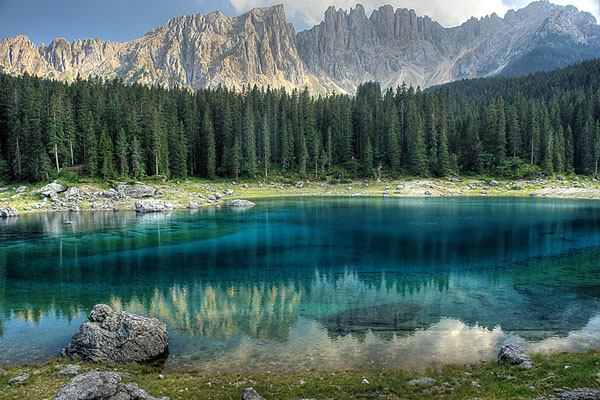 Postkarte vom Karrersee