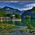 Postkarte vom Königssee mit Schiff ;-)