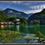 Postkarte vom Königssee ohne Schiff ;-)