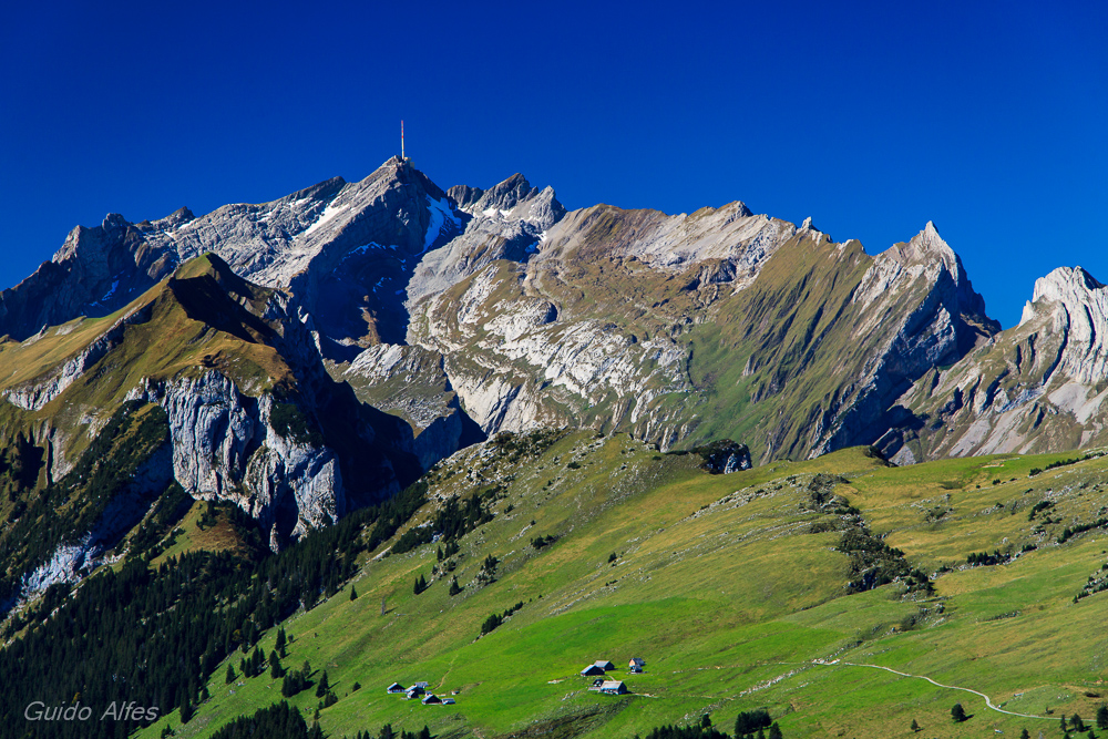 Postkarte vom Säntis