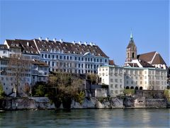 Postkarten Ansichten  am Rheinufer Basel