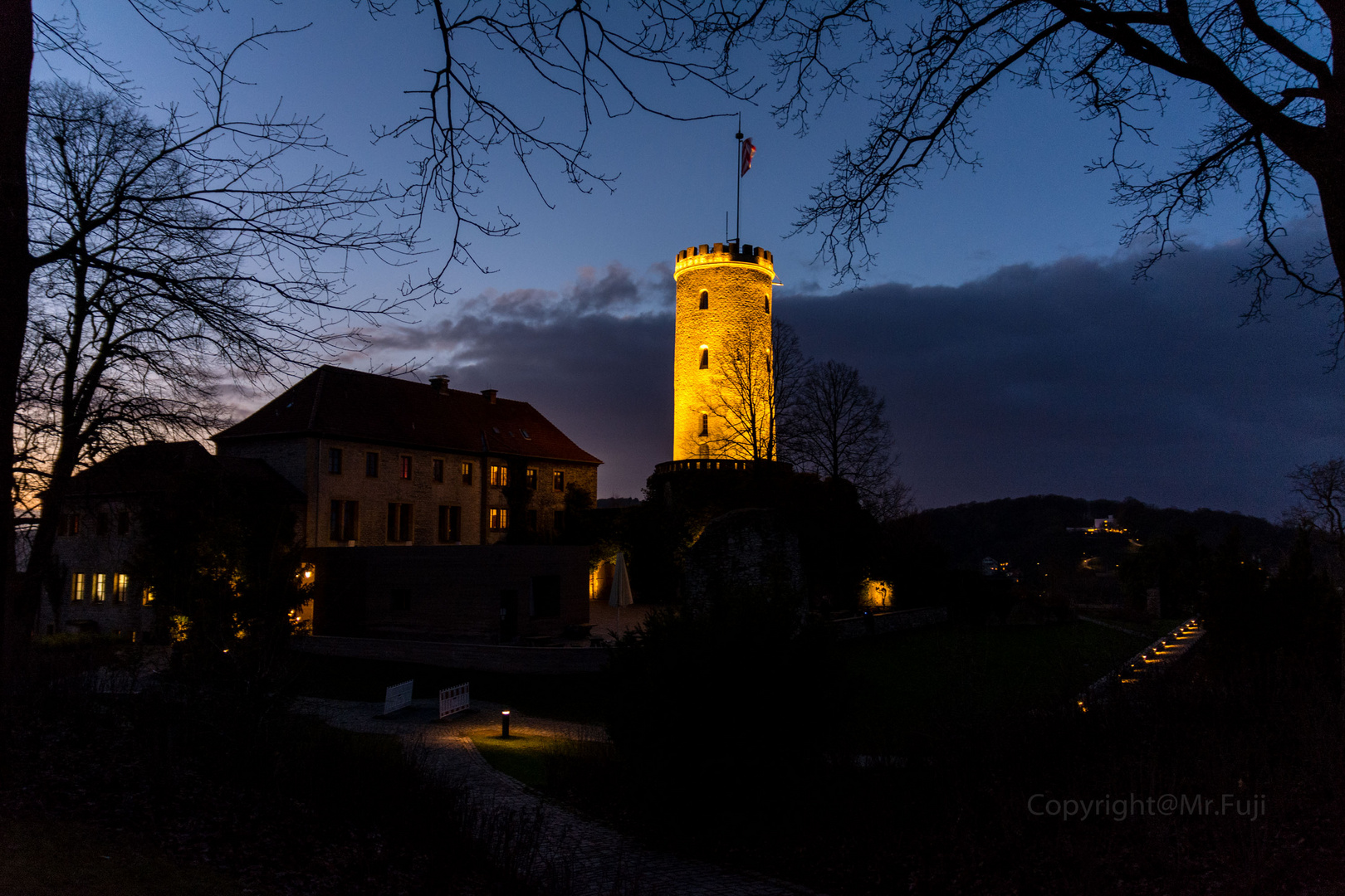 Postkartenansicht Sparrenburg