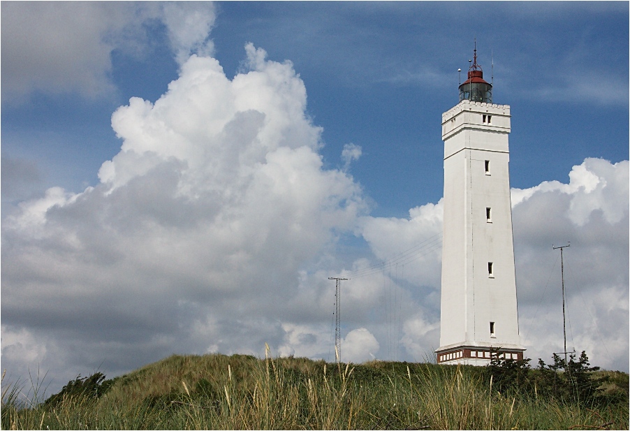 Postkartenansicht vom Leuchtturm Blåvand