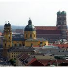 Postkartenbildchen (Blick vom Turm der Ludwigskirche)