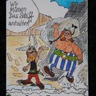 Postkartencomic Asterix und Obelix