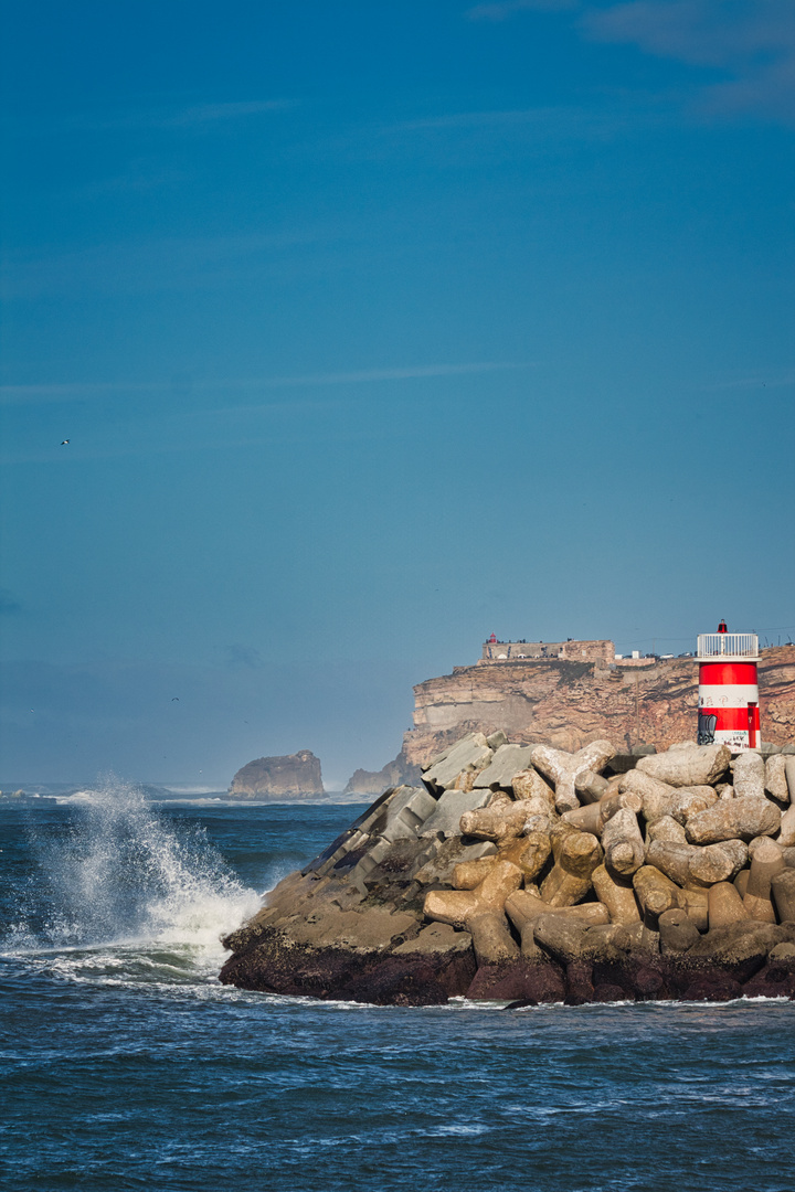 Postkartenmotiv "Greetings from Nazaré"