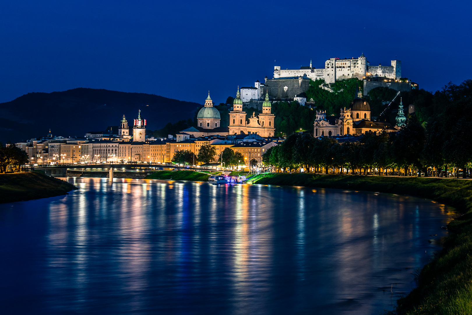 Postkartenmotiv vom schönen Salzburg