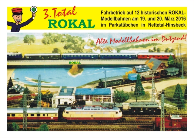 Postkartentitel "Total ROKAL"