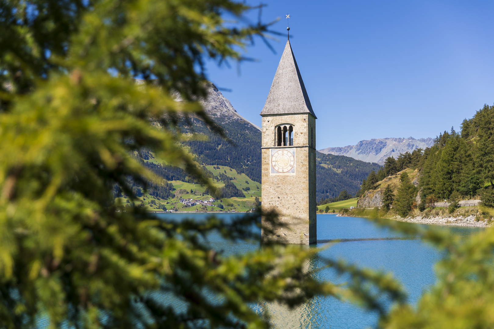 Postkartenwetter Reschenpass