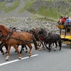 Postkutsche am Fülen in der Schweiz